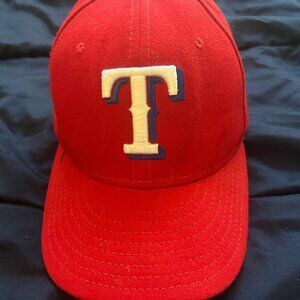 Texas Rangers Red Hat Size 7